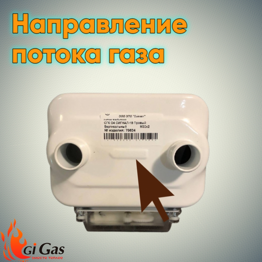 Как определить газовый счетчик левый или правый фото